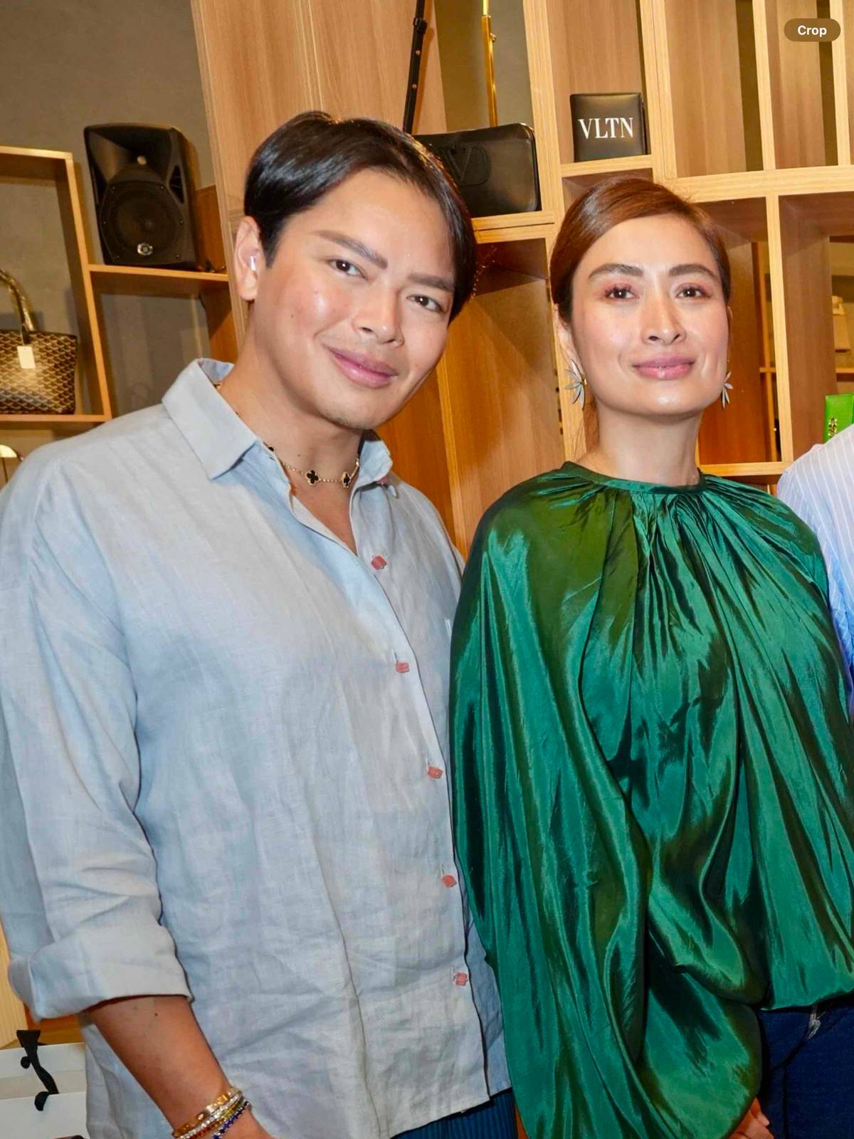 Dong Ronquilo and Pamela